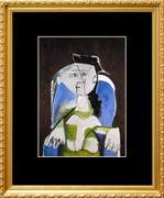 Pablo Picasso, Seated Woman In A Blue Armchair