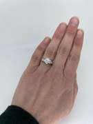 Elegant 1.90CTW Diamond Ring in 18k White Gold