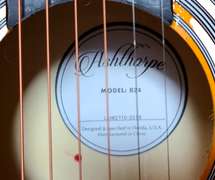 Carlos Santana Autographed Tobacco Sunburst Ashthorpe Acoustic Guitar ACOA
