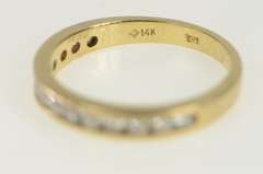14K Yellow Gold 0.50 Ctw Classic Diamond Wedding Band Ring