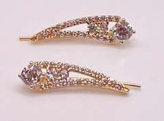 14kt Solid Yellow Gold & Diamond Earrings
