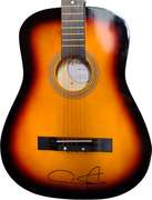 Carlos Santana Autographed Tobacco Sunburst Ashthorpe Acoustic Guitar ACOA