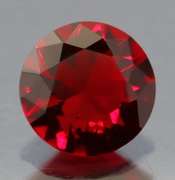 Stunning cherry red 1.43ct created Ruby solitaire