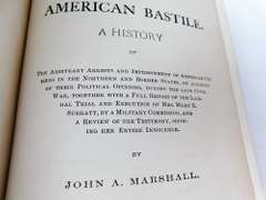 1884 American Bastille Antique Book