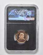 PF70UCAM 2019 South Africa 1/4 Krugerrand Fine Gold Signed Graded NGC