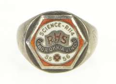 Sterling Silver Rosemont High School 1955-56 Montreal Class Ring