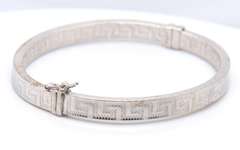 925 Sterling Silver Versache Style Bangle