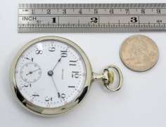 Superb 1903 Waltham Pocket Watch in Nickel
