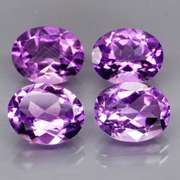 Rich 9.86ct top violet Brazilian Amethyst set