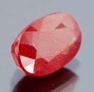 Fantastic 5.54ct oval cut rich blood red Ruby