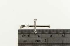14K White Gold Cross Christian Faith Symbol Classic Charm/Pendant