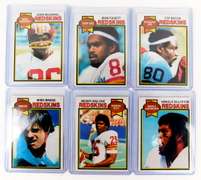 6 Redskins 1979 Football Cards by Topps