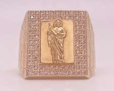 14kt Solid Yellow Gold Men's Ring