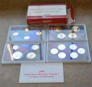 2008 US Silver Proof Set OGP