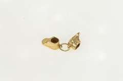 14K Yellow Gold 3D Baby Shoe Bootie Sneaker Vintage Charm/Pendant