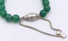 David Yurman Green Onyx Spiritual Bead Bracelet