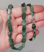 Beautiful Emerald nugget necklace