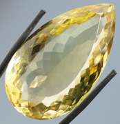 Amazing 105.64ct golden yellow unheated Citrine