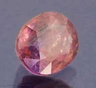 Rare 2.45ct UNHEATED violet pink Sapphire