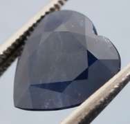 Heart cut! 3.29ct Royal blue Sapphire
