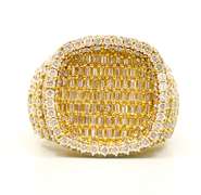 4.50 CARAT DIAMOND RING IN 10KT SOLID YELLOW GOLD