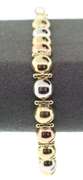 14kt Tri-Colored Gold Bracelet