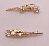 14kt Solid Yellow Gold & Diamond Earrings