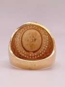 14kt Solid Yellow Gold Men's Ring