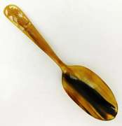Vintage Horn Spoon with Figural Handle