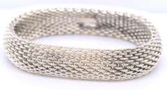 Tiffany & Co Somerset Mesh Bangle Bracelet