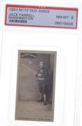 1887 N172 Old Judge Jack Farrell - PSA NM-MT 8 - Washington
