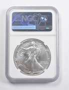 Mint Error MS69 1991 American Silver Eagle REV Struck Thru NGC