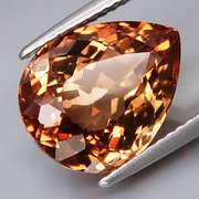 Stunning 7.42ct pear cut Imperial Topaz