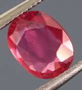 Rare UNTREATED .83ct reddish pink Ruby!