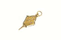 10K Yellow Gold Gamma Pi Epsilon Ornate Greek Letter Lapel Pin/Brooch