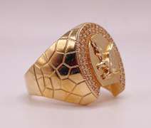 14kt Solid Yellow Gold Men's Ring