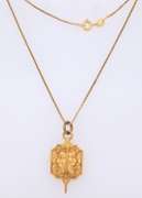 925 Sterling Silver Pendant on Italian Box Chain Necklace