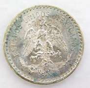 1944 Mexico Un Peso Coin