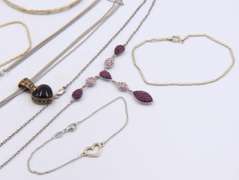 Group Lot of Vintage 925 Sterling Silver Jewelry