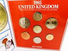 3 United Kingdom Uncirculated Coin Sets, Sealed
