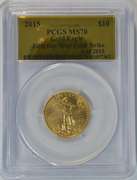 2015 Gold Foil PCGS MS70 1st Day West Point Strike $10 Gold Eagle