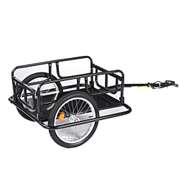 Folding Bicycle Trailer 2-Wheel Carrier Transport