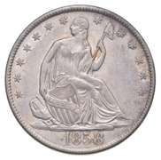 1858-O Seated Liberty Half Dollar
