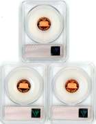 3 Different Lincoln Memorial Cents in ANACS PR70 DCAM