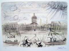 Salvador Dali, 'Academy of France' Lithograph