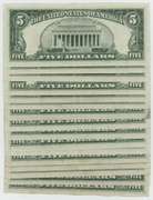 15 Crisp Upper end 1963 Series $5 Red Seal Notes