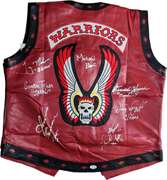 The Warriors Movie Cast Autographed Leather Vest Exact Proof ACOA