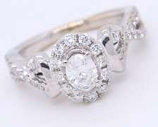 Lovely White Gold Diamond Engagement Ring