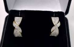Stunning Diamond Earrings In Gold