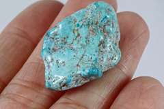29.4ct uncut natural blue Turquoise